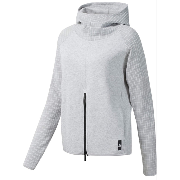 Reebok Women's TS Q4 Hoodie Sweatshirt In Size Large - Picture 4 of 12